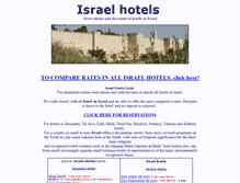 Tablet Screenshot of hotels-of-israel.com